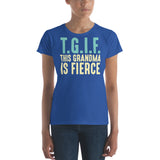 Mother's Day Products: Fierce Grandma-Women's Short Sleeve T-Shirt