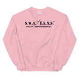 S.W.A.T.E.E.N.S. Sweatshirt with Inspirational Quote on the Back