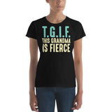 Mother's Day Products: Fierce Grandma-Women's Short Sleeve T-Shirt