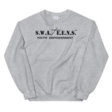 S.W.A.T.E.E.N.S. Sweatshirt with Inspirational Quote on the Back