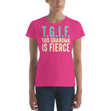 Mother's Day Products: Fierce Grandma-Women's Short Sleeve T-Shirt