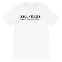 S.W.A.T.E.E.N.S. Short-Sleeve Unisex T-Shirt with Inspirational Quote on the Back